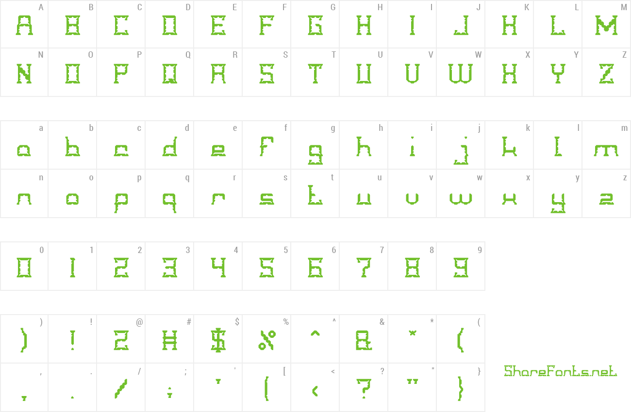 Font Crystal Soldier preview